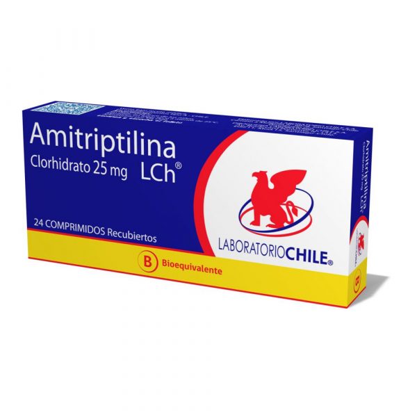 Amitriptilina (Lab. Chile) 25mg 24 Comp.