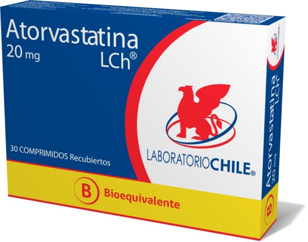 Atorvastatina (Lab. Chile) 20mg 30 Comp.