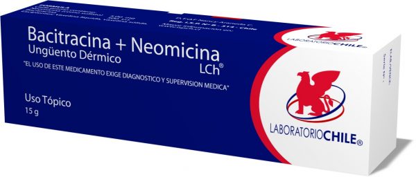 Bacitracina + Neomicina (Lab. Chile) Ungüento 15g
