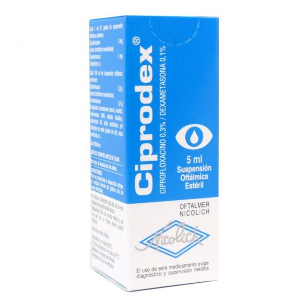 Ciprodex (Saval) Solución Oftálmica 0,3%