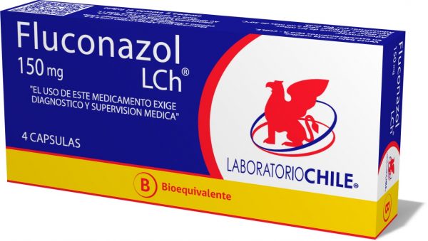 Fluconazol (Lab. Chile) 150mg 4 Cáp.