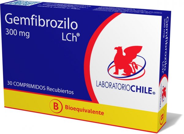 Gemfibrozilo (Lab. Chile) 300mg 30 Comp.