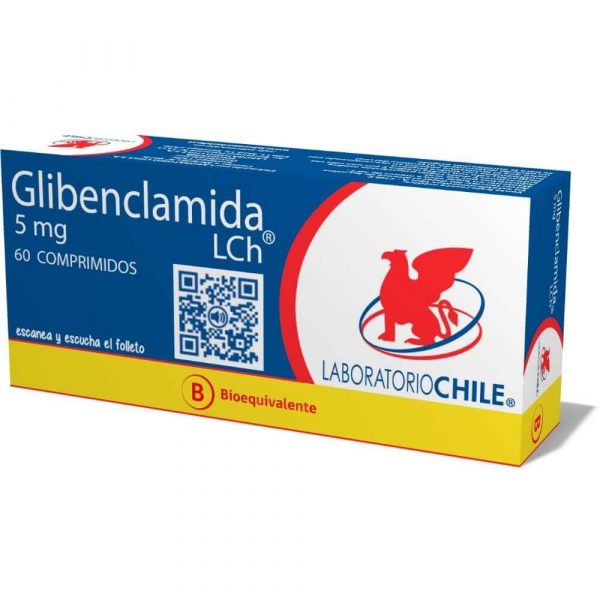 Glibenclamida (Lab. Chile) 5mg 60 Comp.