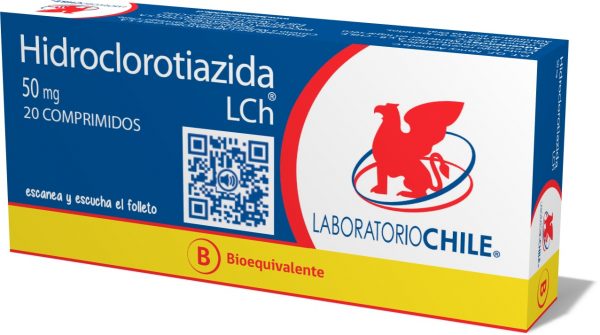 Hidroclorotiazida (Lab. Chile) 50mg 20 Comp.