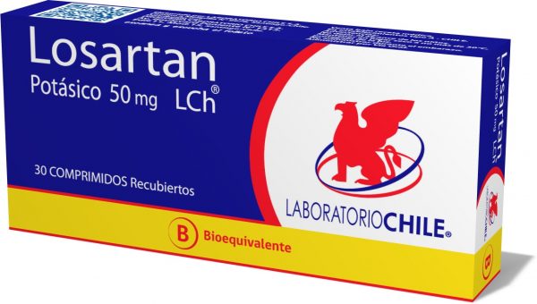 Losartan Potásico (Lab. Chile) 50mg 30 Comp.