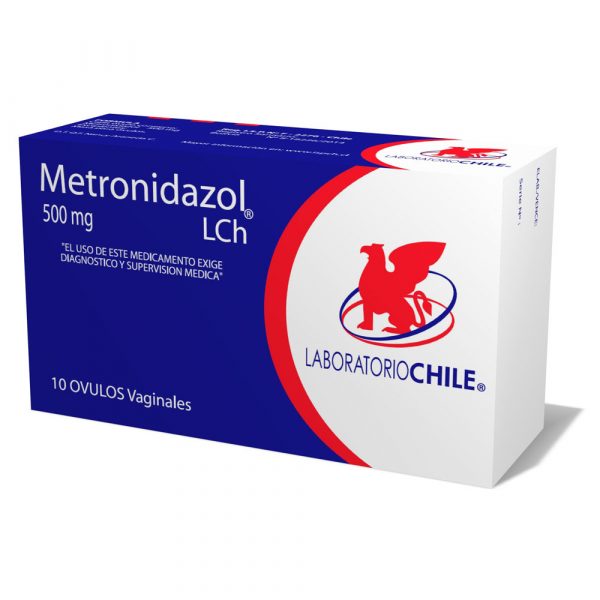 Metronidazol (Lab. Chile) 500mg 10 Ov.