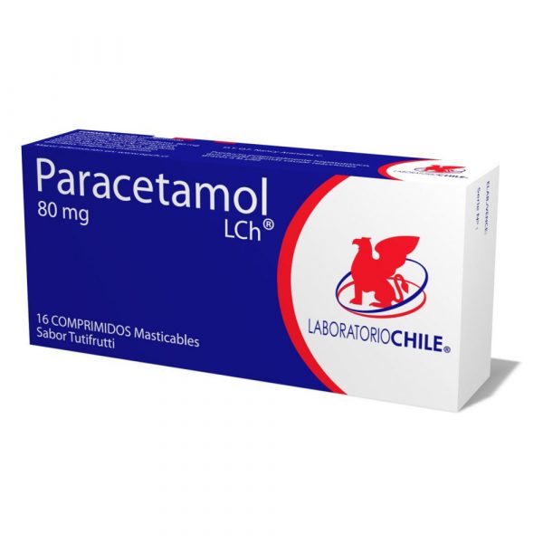Paracetamol (Lab. Chile) 80mg 16 Comp.