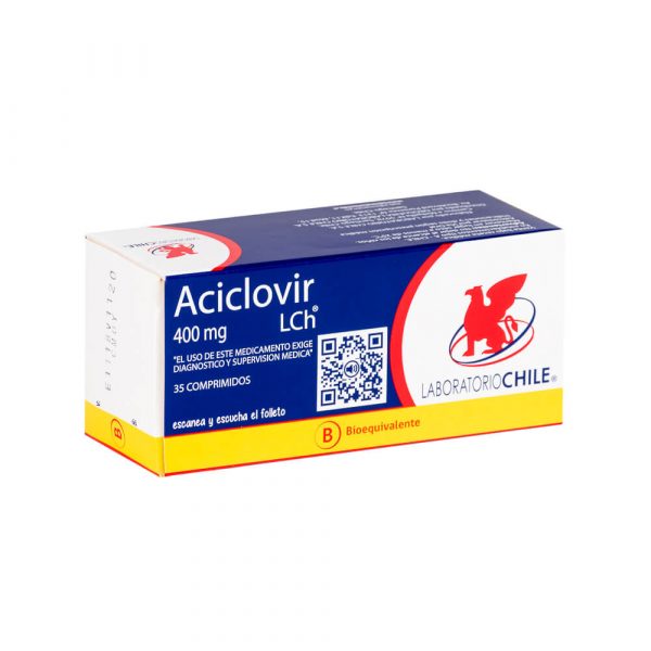 Aciclovir (Lab. Chile) 400mg 35 Comp.