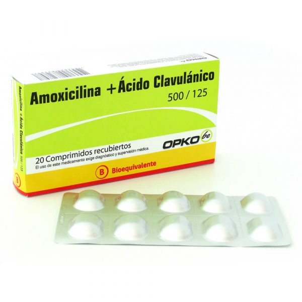Amoxicilina + Ác. Clavulánico (Opko) 20 Comp.