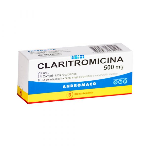 Claritromicina (Andrómaco) 500mg 14 Comp.