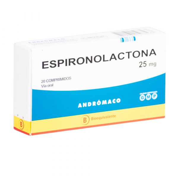 Espironolactona (Andrómaco) 25mg 20 Comp.