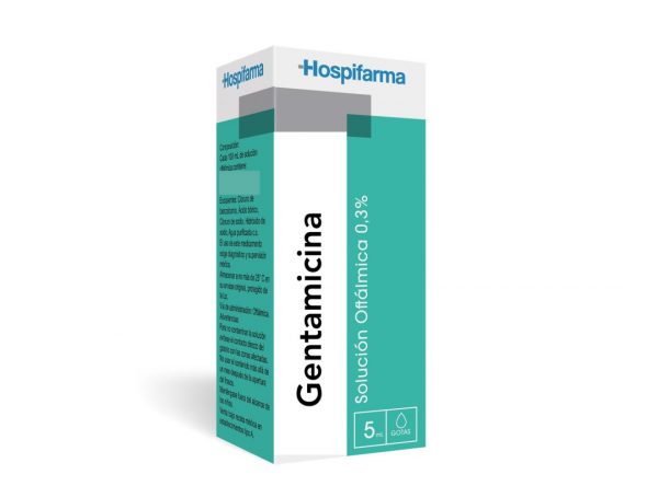 Gentamicina (Hospifarma) Solución Oftálmica 0,3%
