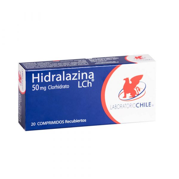 Hidralazina (Lab. Chile) 50mg 20 Comp.